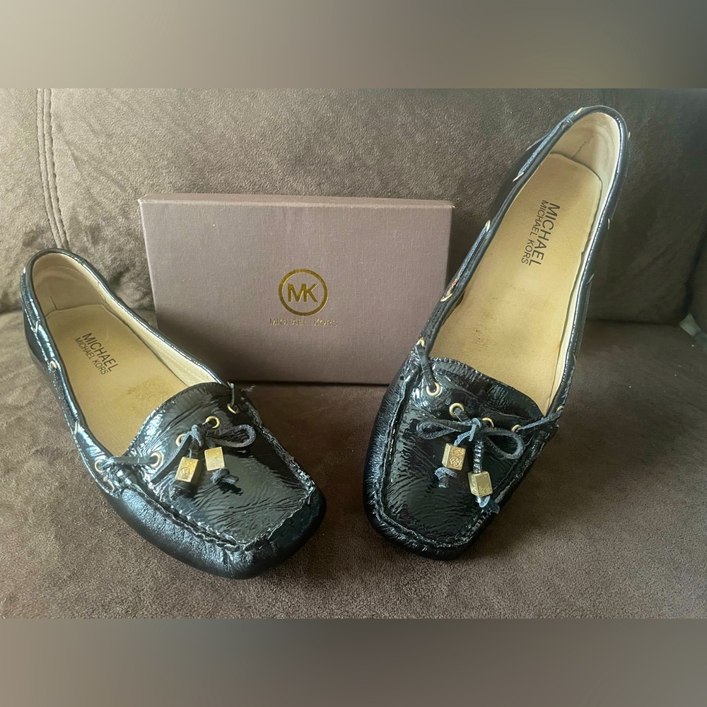 Michael Kors Black Amber Loafers